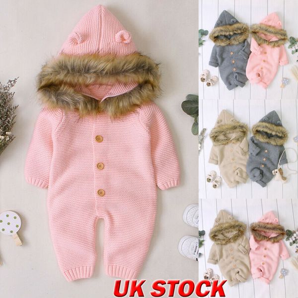 new newborn baby boys girl winter warm romper knitted hooded jumpsuit coat outfit outwear clothes, Blue
new newborn baby boys girl winter warm romper knitted hooded jumpsuit coat outfit outwear clothes, Blue