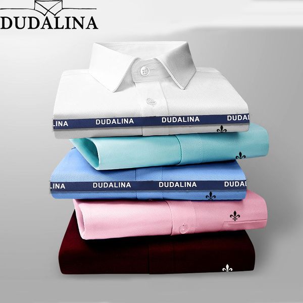 dudalina 2018 shirt men casual с длинными рукавами карман высокого качества slim fit мужской социальный бизнес рубашка марка мужской одежды, White;black
dudalina 2018 shirt men casual с длинными рукавами карман высокого качества slim fit мужской социальный бизнес рубашка марка мужской одежды, White;black
