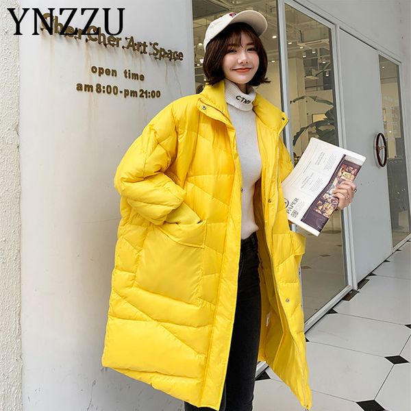 ynzzu new winter long down coat women bat zipper oversized coat white duck down warm female jacket parkas streetwear a1430, Black
ynzzu new winter long down coat women bat zipper oversized coat white duck down warm female jacket parkas streetwear a1430, Black
