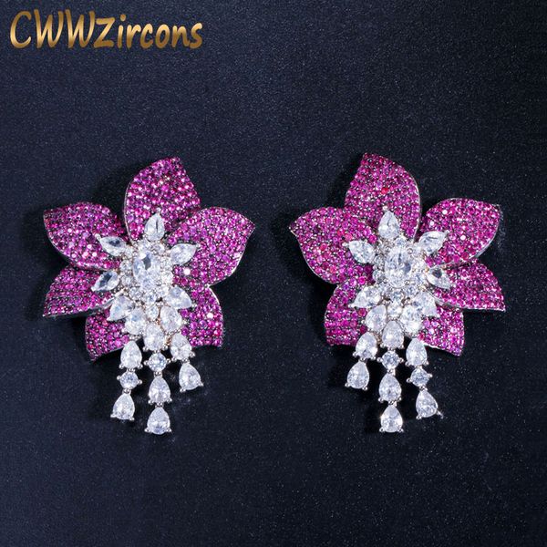 cwwzircons geometric designer big rose red flower cubic zircon luxury 925 silver drop earrings for women brand jewelry cz458 cj191201, Golden
cwwzircons geometric designer big rose red flower cubic zircon luxury 925 silver drop earrings for women brand jewelry cz458 cj191201, Golden