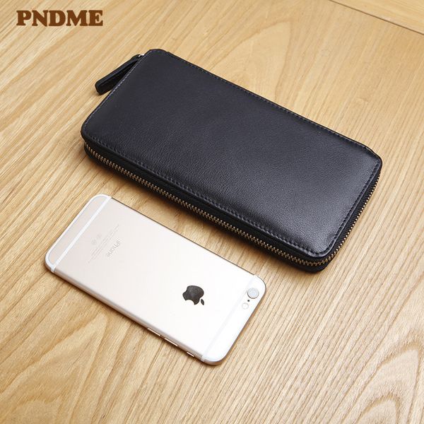 pndme casual simple genuine leather men's clutch wallet business real cowhide women long section large capacity phone coin purse, Red;black
pndme casual simple genuine leather men's clutch wallet business real cowhide women long section large capacity phone coin purse, Red;black