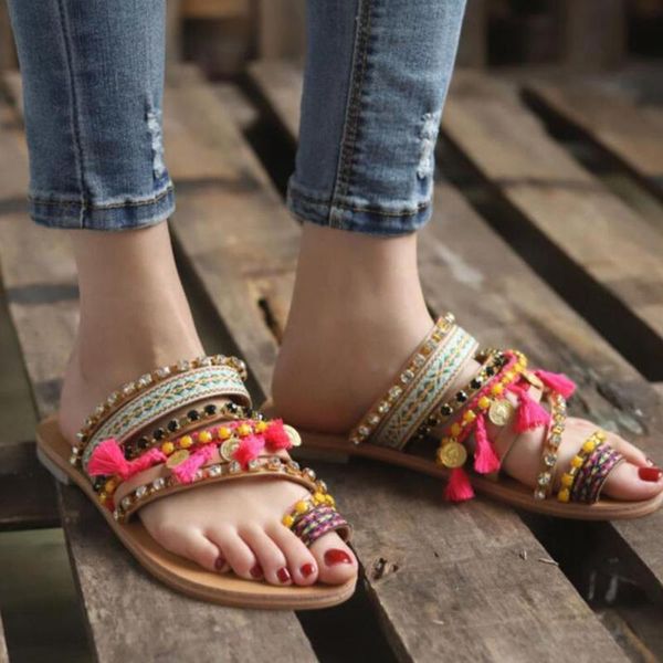 women sandals flats fashion gladiator sandals women bohemia tassel beach soft ladies shoes femme plus size, Black
women sandals flats fashion gladiator sandals women bohemia tassel beach soft ladies shoes femme plus size, Black