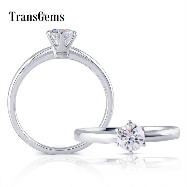 transgems solid 18k 750 white gold center 0.5ctw 5mm f color round moissanite engagement ring for women wedding birthday gifts, Golden;silver
transgems solid 18k 750 white gold center 0.5ctw 5mm f color round moissanite engagement ring for women wedding birthday gifts, Golden;silver