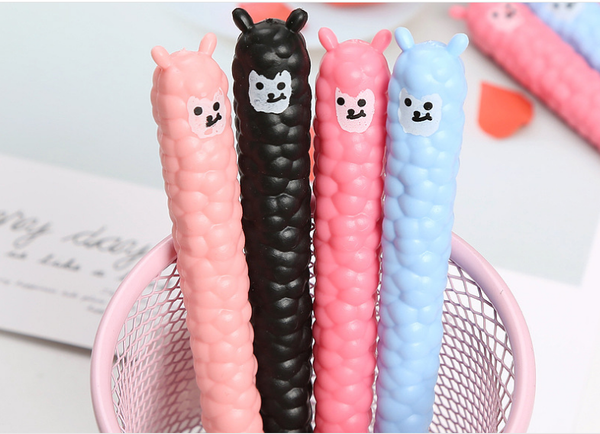 100pcs/lot wholesale 0.5mm gel pen creative silicone alpaca neutral pen cute student stationery writing supplies gp789
100pcs/lot wholesale 0.5mm gel pen creative silicone alpaca neutral pen cute student stationery writing supplies gp789