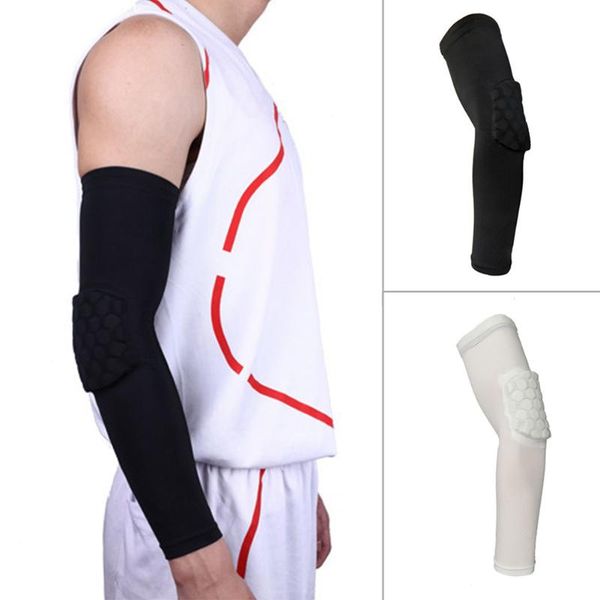 m-xl sport safety elastic gym sport basketball arm sleeve shooting crashproof honeycomb elbow support pads elbow protector guard, Black;gray
m-xl sport safety elastic gym sport basketball arm sleeve shooting crashproof honeycomb elbow support pads elbow protector guard, Black;gray