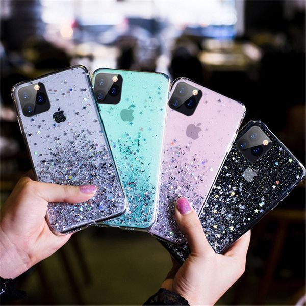 2020 прозрачный блестящий чехол для телефона iphone 6 6s 7 8 plus x xs xr xs max bling stars блестки мягкая силиконовая задняя крышка tpu co
2020 прозрачный блестящий чехол для телефона iphone 6 6s 7 8 plus x xs xr xs max bling stars блестки мягкая силиконовая задняя крышка tpu co