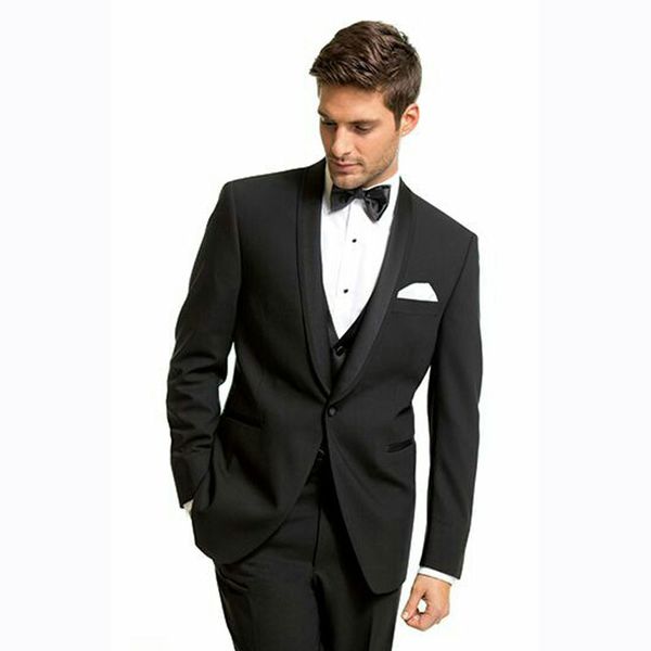italian men black suits for wedding one buttons groom tuxedo man blazers 3piece tailored made costume homme slim fit terno masculino, Black;gray
italian men black suits for wedding one buttons groom tuxedo man blazers 3piece tailored made costume homme slim fit terno masculino, Black;gray