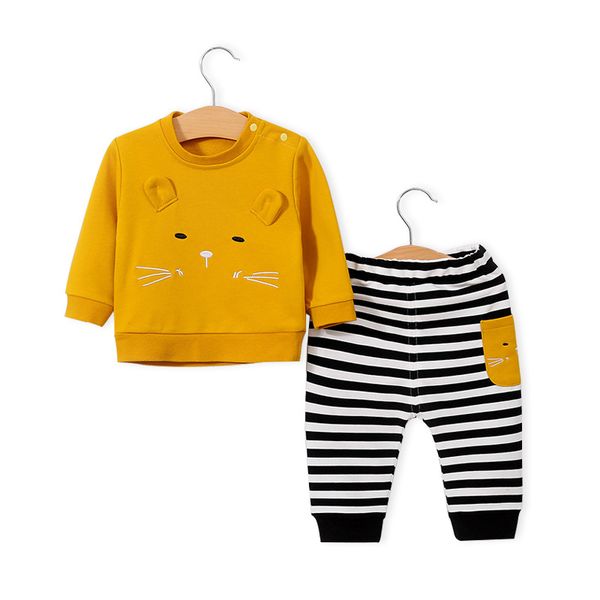 infants child nursing set autumn and winter infant long sleeve pure cotton leisure suit pants kitten cartoon set foreign trade c, White
infants child nursing set autumn and winter infant long sleeve pure cotton leisure suit pants kitten cartoon set foreign trade c, White