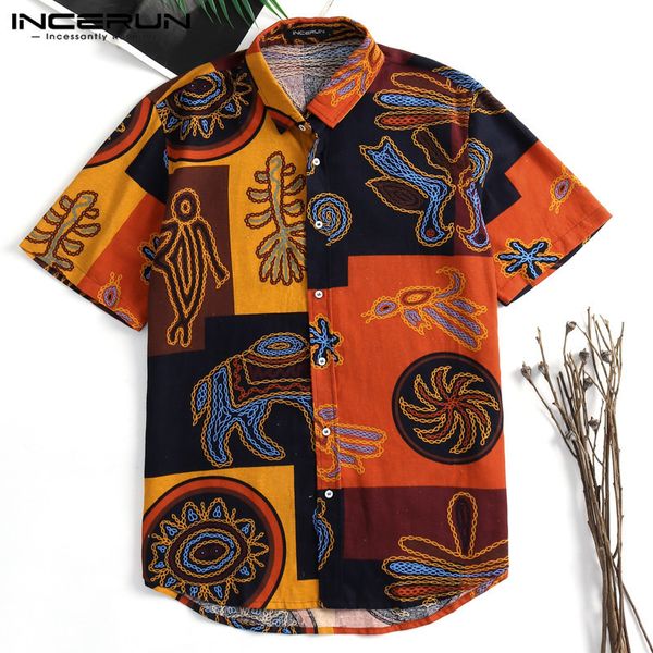 incerun 2019 hawaiian men shirts dress short sleeve slim fit floral streetwear tee casual beach shirts camisas mens clothing y19070301, White;black
incerun 2019 hawaiian men shirts dress short sleeve slim fit floral streetwear tee casual beach shirts camisas mens clothing y19070301, White;black