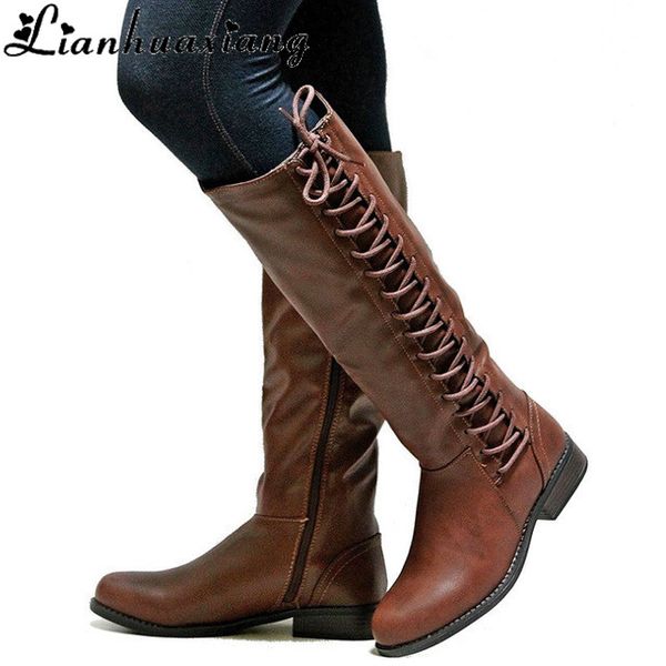 lianhuaxiang autumn winter knee high long boots women shoes fashion cross straps ladies motorcycle boots thick heels 2018 new, Black
lianhuaxiang autumn winter knee high long boots women shoes fashion cross straps ladies motorcycle boots thick heels 2018 new, Black
