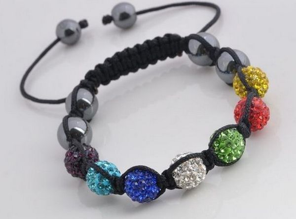 new arrival micro pave cz disco ball beads bracelet fashion gift jewelry for wer34n crystal, Black
new arrival micro pave cz disco ball beads bracelet fashion gift jewelry for wer34n crystal, Black