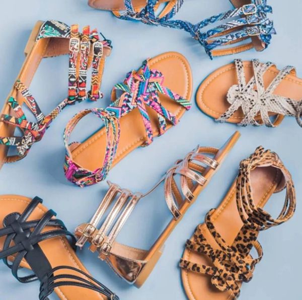 women bohemia sandals bandage slippers gladiator ethnic style & club flat shoes back strap buckle strap cross strap sewing fashion 0081, Black
women bohemia sandals bandage slippers gladiator ethnic style & club flat shoes back strap buckle strap cross strap sewing fashion 0081, Black