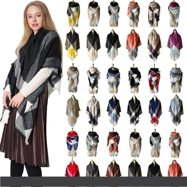 2019 новй болой клеай аѬ кѬаонй плед квадѬаное полоене ђвелиеннй, Blue;gray