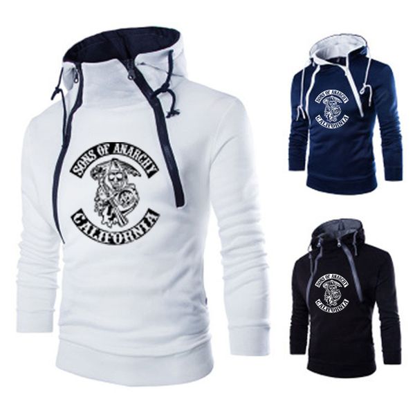 the new soa sons of the child fashion skull print double strand men sportswear hoodies male casual spring autumn hoody, Black
the new soa sons of the child fashion skull print double strand men sportswear hoodies male casual spring autumn hoody, Black