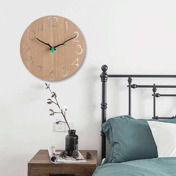 1pcs wooden wall clock ,round suitable for living room bedroom and kitchen decoration (11 inches) easy to read and install
1pcs wooden wall clock ,round suitable for living room bedroom and kitchen decoration (11 inches) easy to read and install