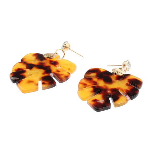 leaf drop dangle earrings acrylic tortoise shell statement earrings bohemian style dangler for women girls, Golden
leaf drop dangle earrings acrylic tortoise shell statement earrings bohemian style dangler for women girls, Golden