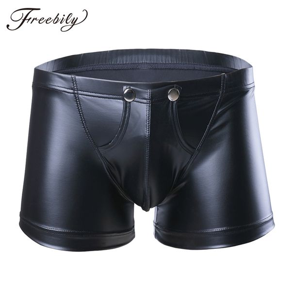 gay trunks panties for mens swimwear faux leather shorts jockstraps wetlook underpants underwear button with bulge pouch
gay trunks panties for mens swimwear faux leather shorts jockstraps wetlook underpants underwear button with bulge pouch