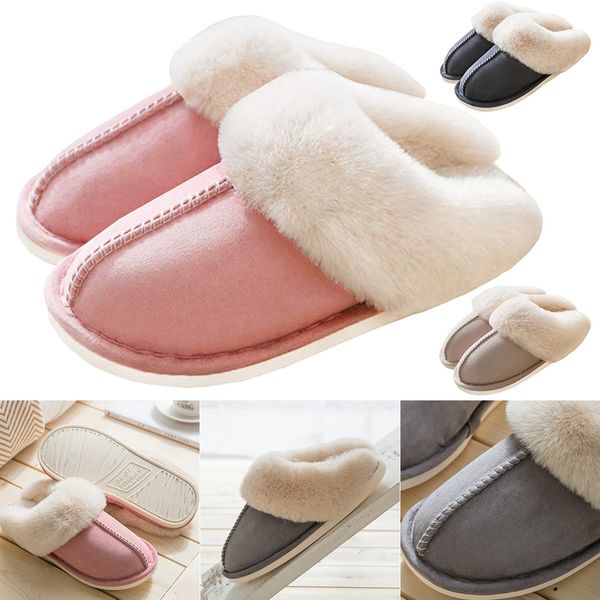new style fluffy suede slippers slip on house slippers soft warm indoor room shoes, Black
new style fluffy suede slippers slip on house slippers soft warm indoor room shoes, Black