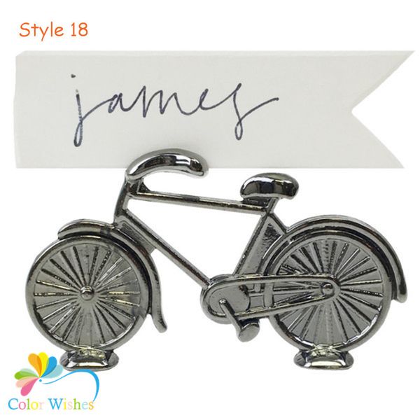 party favor (1pc only) 2inch*1inch decorative bicycle place card holder for table scape seating arrangements supplies
party favor (1pc only) 2inch*1inch decorative bicycle place card holder for table scape seating arrangements supplies