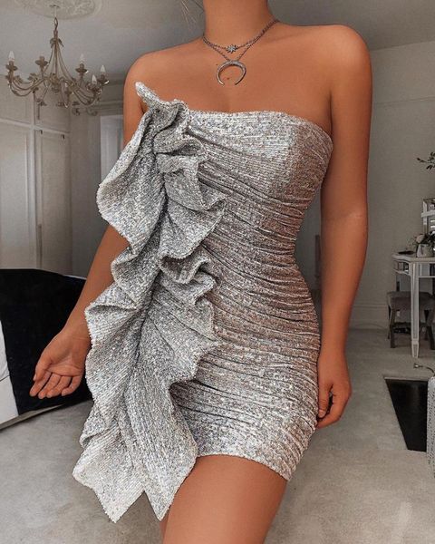 off shoulder dress women vestidos ruffles trim bodycon christmas dress ropa mujer sequined party club mini dresses, Black;gray
off shoulder dress women vestidos ruffles trim bodycon christmas dress ropa mujer sequined party club mini dresses, Black;gray