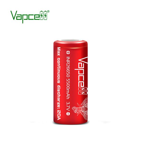 wholesale 26650 battery vapcell inr26650 5500mah 20a rechargeable battery 3.7v for flashlight
wholesale 26650 battery vapcell inr26650 5500mah 20a rechargeable battery 3.7v for flashlight