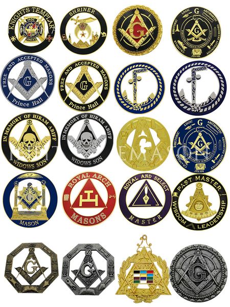 10piece 2019 masonic series metal sticker luggage decoration sticker fashion classic pin brooch masonic car, Black
10piece 2019 masonic series metal sticker luggage decoration sticker fashion classic pin brooch masonic car, Black