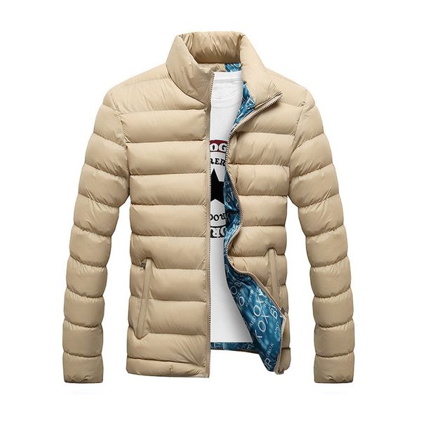 cotton-padded parkas jacket winter overcoat outerwear windbreakers stand collar male coat thick warm solid color men's coat 476, Tan;black
cotton-padded parkas jacket winter overcoat outerwear windbreakers stand collar male coat thick warm solid color men's coat 476, Tan;black