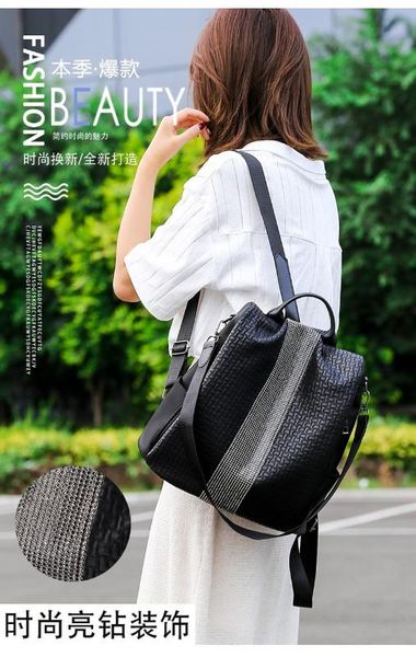 2020 new women's shoulder bag contrast color anti-theft casual large capacity travel bag fashion casual backpack ladies
2020 new women's shoulder bag contrast color anti-theft casual large capacity travel bag fashion casual backpack ladies