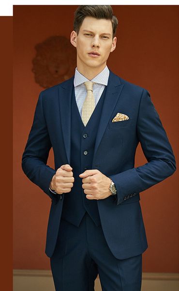 two buttons groomsmen peak lapel wedding groom tuxedos men suits wedding/prom/dinner man blazer(jacket+tie+vest+pants) 529, Black;gray
two buttons groomsmen peak lapel wedding groom tuxedos men suits wedding/prom/dinner man blazer(jacket+tie+vest+pants) 529, Black;gray