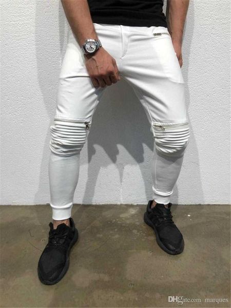 pure mens designer pants fashion pleated zipper drawstring mens pants casual slim mens pencil pants males clothing, Black
pure mens designer pants fashion pleated zipper drawstring mens pants casual slim mens pencil pants males clothing, Black