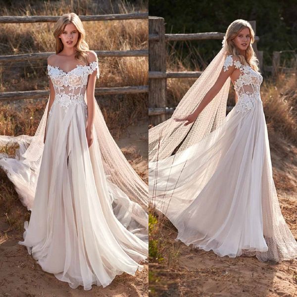 bohemian линия maisonsignore платья с плеча с коротким рукавом тюль кружева аппликация сплит ruched свадебное платье sweep поезд халат де ma, White
bohemian линия maisonsignore платья с плеча с коротким рукавом тюль кружева аппликация сплит ruched свадебное платье sweep поезд халат де ma, White