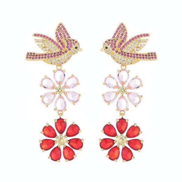 s925 silver needle micro-inlaid zircon earrings, swallow flowers luxury heavy industry, a variety of ear ornaments
s925 silver needle micro-inlaid zircon earrings, swallow flowers luxury heavy industry, a variety of ear ornaments