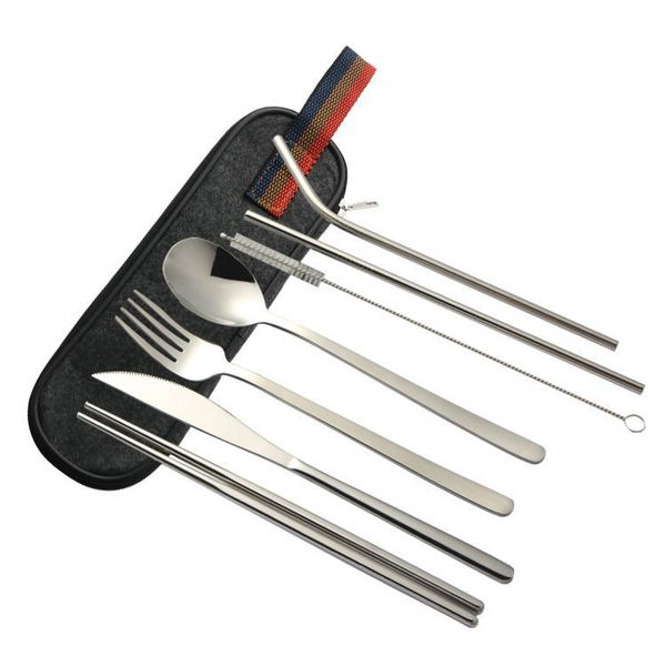 304 stainless steel portable drink straw,8 pieces of travel camping set(including knife, fork spoon cleaning brush straw
304 stainless steel portable drink straw,8 pieces of travel camping set(including knife, fork spoon cleaning brush straw