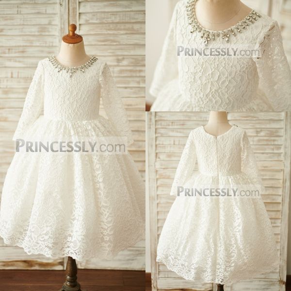 white lovely ball gown flower girl dress jewel neck long sleeve applique rhinestone wedding dress tea length girl' birthday part, White;blue
white lovely ball gown flower girl dress jewel neck long sleeve applique rhinestone wedding dress tea length girl' birthday part, White;blue