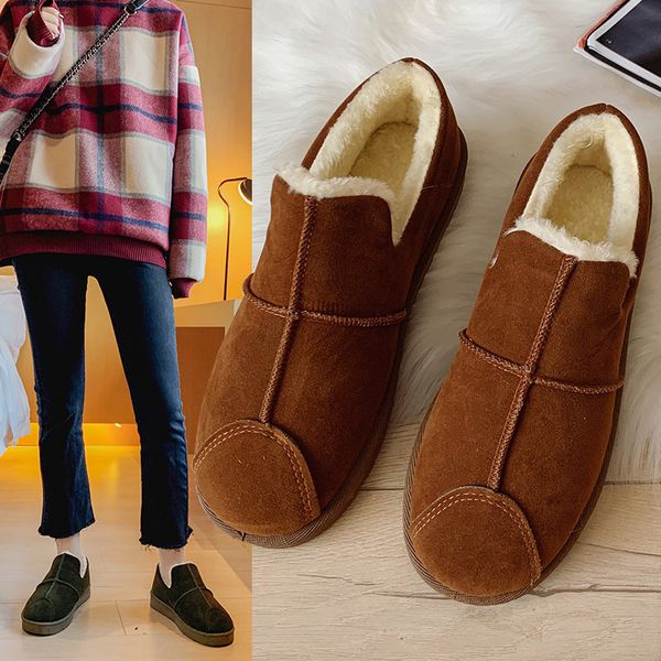 women's winter short plush snow boots fashion suede ladies non-slip warm flat short boots women's fashion comfortable shoes, Black
women's winter short plush snow boots fashion suede ladies non-slip warm flat short boots women's fashion comfortable shoes, Black