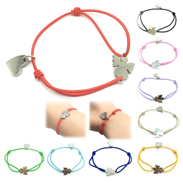 bracelet stainless steel angel charm adjustable elastic cord bracelet heart pendant string bracelet for women, Golden;silver
bracelet stainless steel angel charm adjustable elastic cord bracelet heart pendant string bracelet for women, Golden;silver