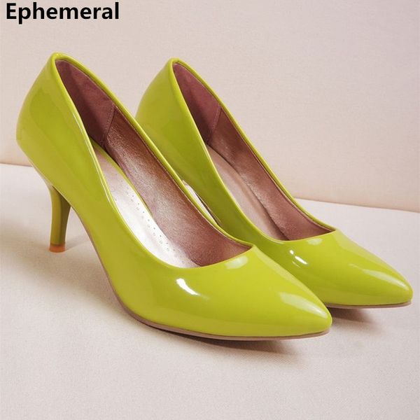 ladies simple comfortable plain pointy toe thin high heel shoes plus size 34-45 women pumps for slip-on green rose red pink, Black
ladies simple comfortable plain pointy toe thin high heel shoes plus size 34-45 women pumps for slip-on green rose red pink, Black