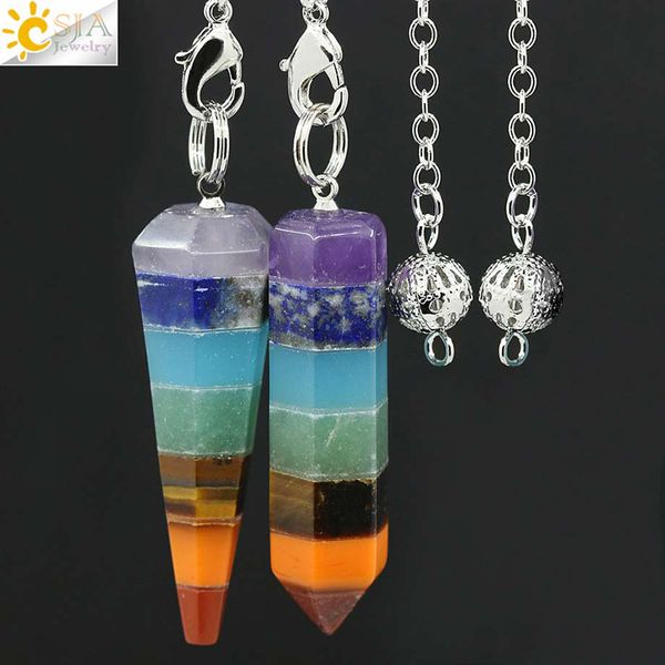 reiki charm pyramid 7 colors natural gem stone rainbow layered dowsing healing point pendant chain pendulum gifts, Silver
reiki charm pyramid 7 colors natural gem stone rainbow layered dowsing healing point pendant chain pendulum gifts, Silver