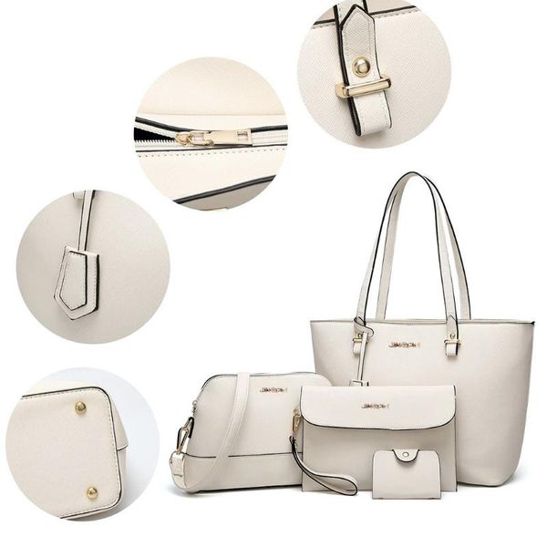 4 piece set women shoulder bag women's minimalist solid color handbags leather shoulder bag wallet card tote
4 piece set women shoulder bag women's minimalist solid color handbags leather shoulder bag wallet card tote