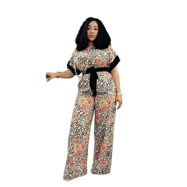 flower print two piece set women african clothes traditional ethnic style tracksuit outfits short sleeve long pants suits, White
flower print two piece set women african clothes traditional ethnic style tracksuit outfits short sleeve long pants suits, White