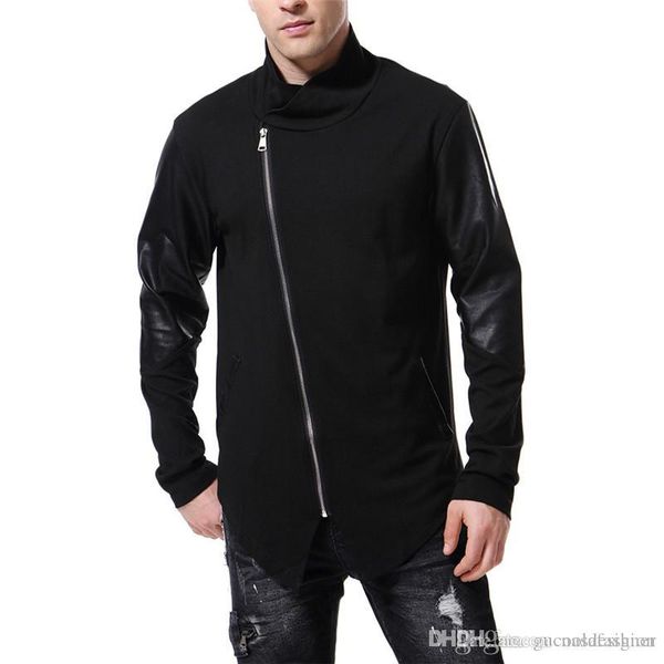 autumn mens designer panelled sweatshirts fashion black with zipper casual stand collar mens clothing
autumn mens designer panelled sweatshirts fashion black with zipper casual stand collar mens clothing