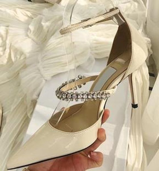 elegant bridal iinen patent leather pointy pumps with crystal strap designer high heels dress shoes size 34 to 40 tradingbear, Black
elegant bridal iinen patent leather pointy pumps with crystal strap designer high heels dress shoes size 34 to 40 tradingbear, Black