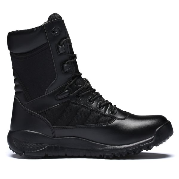 brand men's boots military boot combat mens chukka ankle bot tactical big size army bot male shoes safety motocycle boots b31005, Black
brand men's boots military boot combat mens chukka ankle bot tactical big size army bot male shoes safety motocycle boots b31005, Black