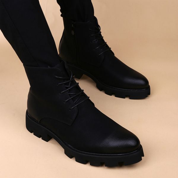 boots british design men casual business wedding formal dress genuine leather black platform shoes lace-up ankle boot man botas
boots british design men casual business wedding formal dress genuine leather black platform shoes lace-up ankle boot man botas