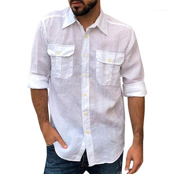 color shirt males long sleeve mens double pocket cargo shrits spring designer lapel neck solid, White;black
color shirt males long sleeve mens double pocket cargo shrits spring designer lapel neck solid, White;black