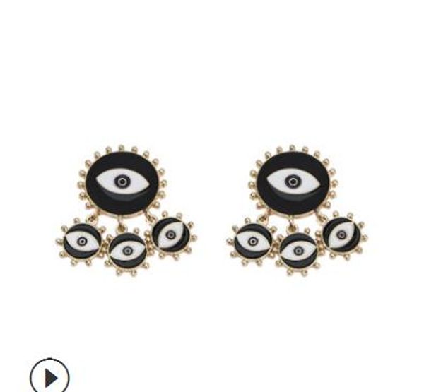 2019 in europe and the style earrings exaggerated eye of the demon earrings socialite street snap earrings female fashion punk wind, White
2019 in europe and the style earrings exaggerated eye of the demon earrings socialite street snap earrings female fashion punk wind, White