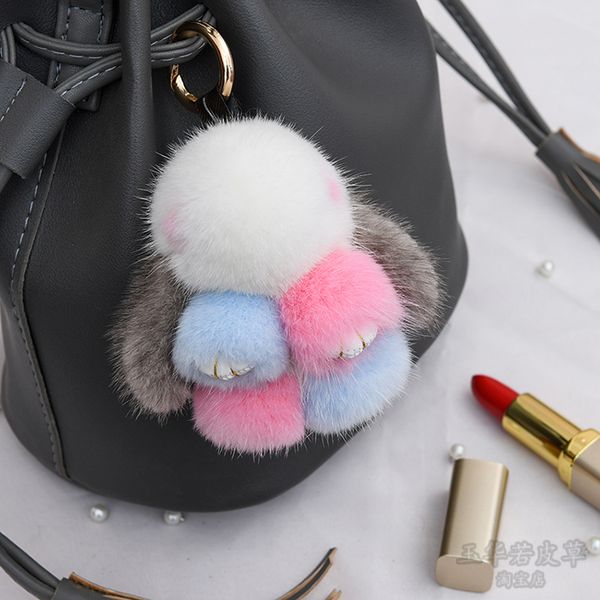 8cm real fur rabbit bunny doll toy bag charm key chain keyring accessories phone purse handbag, Silver
8cm real fur rabbit bunny doll toy bag charm key chain keyring accessories phone purse handbag, Silver