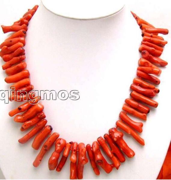 fine 8*40mm genuine red branch coral necklace 19" chokers necklace for women, Silver
fine 8*40mm genuine red branch coral necklace 19" chokers necklace for women, Silver