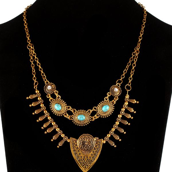 Gypsy Ethnic Jewelry Antient Gold Silver Steampunk Metal Spike Tassels Vintage Carved Triangle Pendant Choker Necklace for women
Gypsy Ethnic Jewelry Antient Gold Silver Steampunk Metal Spike Tassels Vintage Carved Triangle Pendant Choker Necklace for women