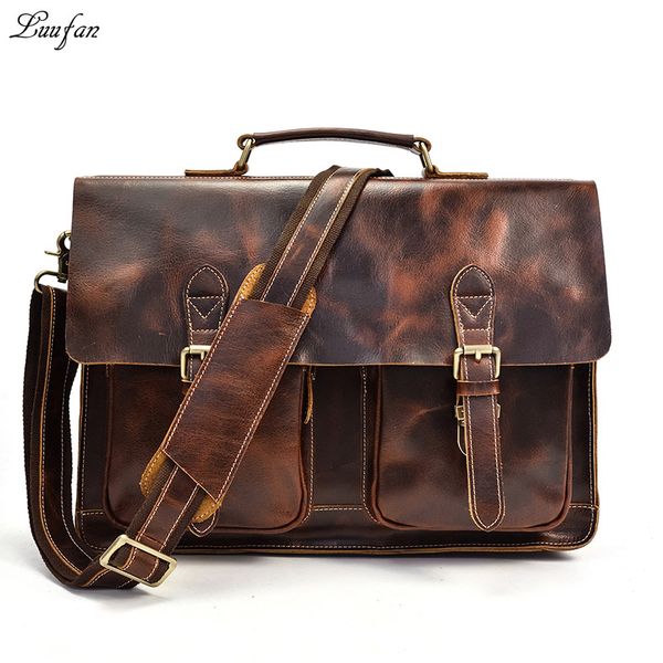 men briefcase bag crazy horse leather man handbag genuine cow leather messenger bags male lapbusiness office shoulder bag
men briefcase bag crazy horse leather man handbag genuine cow leather messenger bags male lapbusiness office shoulder bag